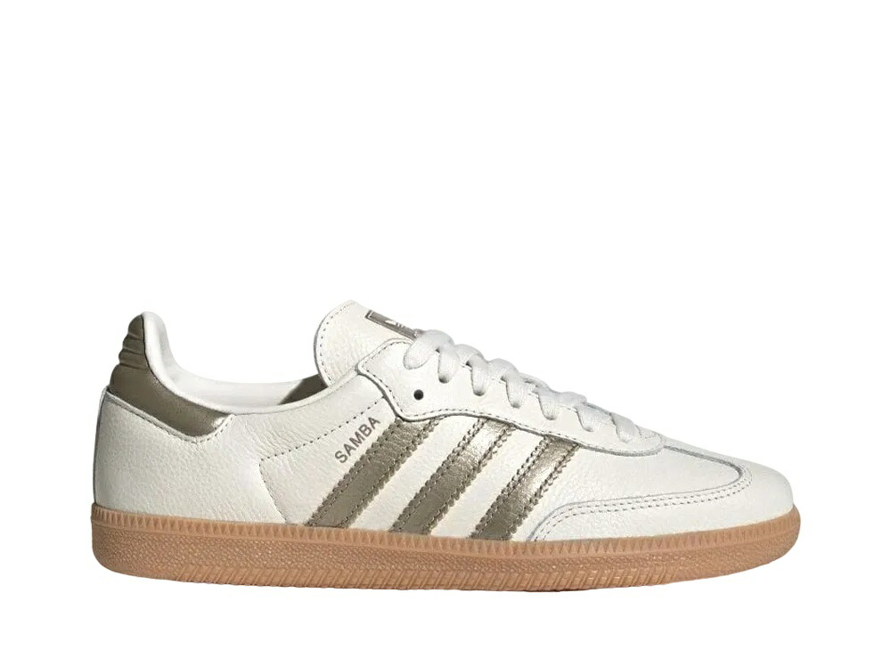 【今なら銀行割引クーポン券振り出し中】adidas アディダス オリジナルス ウィメンズ サンバ OG 象牙色/サイバーメタリック/ワンダーゴールドメタリック アディダス IG1964 ウィメンズ レディース スニーカー 駈けっくらシューズ 21SN-IG1964