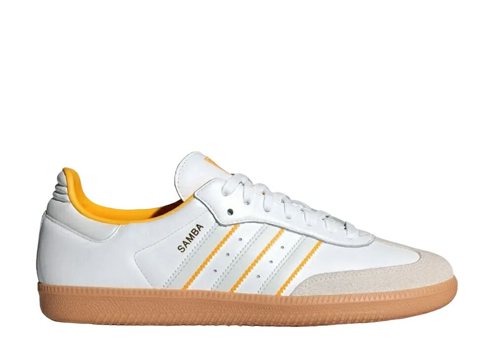 ＼百貨店大売り出し／1000円クーポン券振り出し中！adidas アディダス オリジナルス サンバ OG フットウェアホワイト/水晶白いこと/労働者の一団黄色 アディダス ID1479 メンズ スニーカー 駈けっくらシューズ 21SN-ID1479