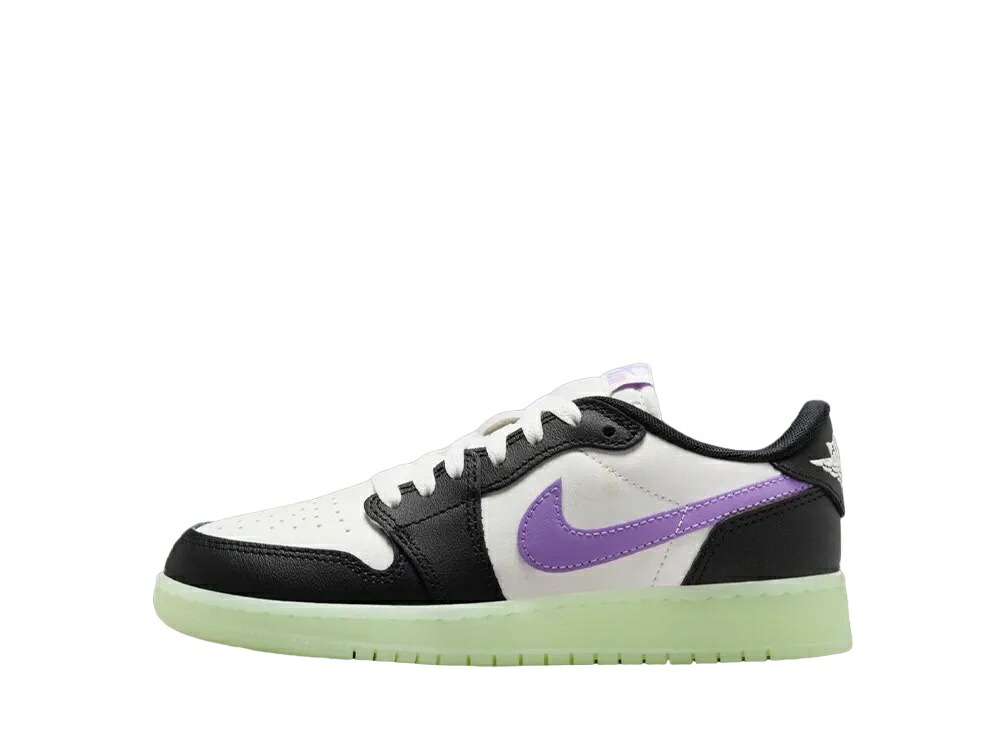 数量限定【1000円クーポン】Nike ナイキ GS エアジョーダン1 ロー OG ブラックラズベリー ナイキ HF0410-001 大人も履ける キッズモデル ウィメンズ レディース スニーカー ランニングシューズ キッズスニーカー ベビーシューズ 21SN-HF0410-001