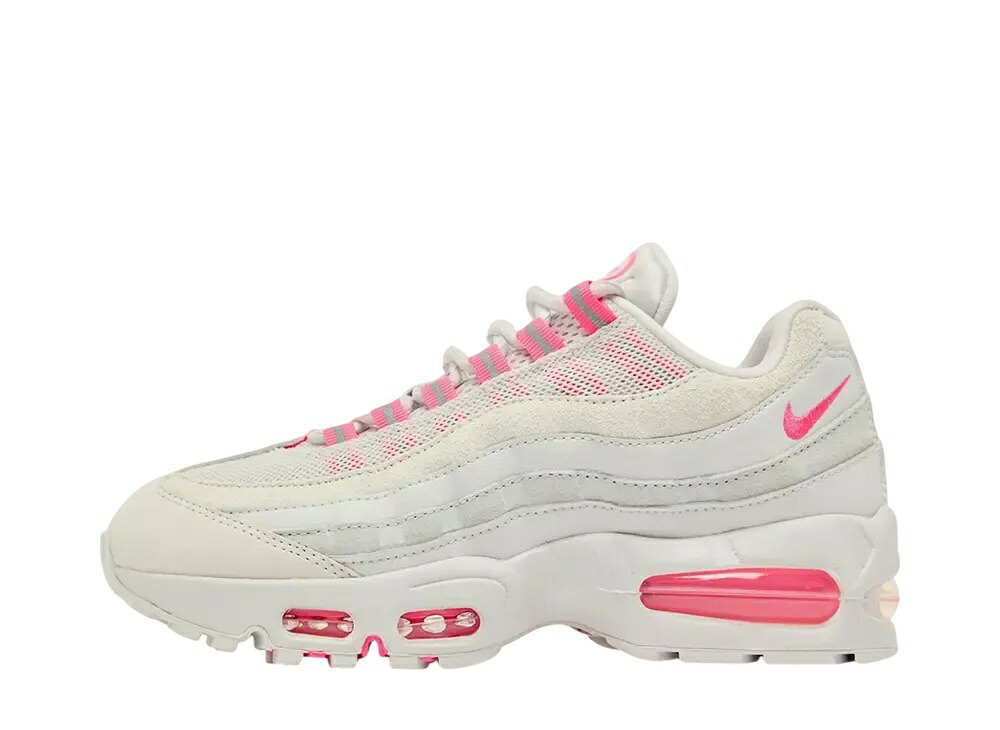＼百貨店大売り出し／1000円引き換え証ふり出し中！Nike ナイキ ウィメンズ 大気圏マックス95 OG ビッグ砂上の楼閣 乳ぶさ薄墨色/ハイパーピンク ナイキ IB6396-002 ウィメンズ レディース スニーカー 駈けっくらシューズ 21SN-IB6396-002