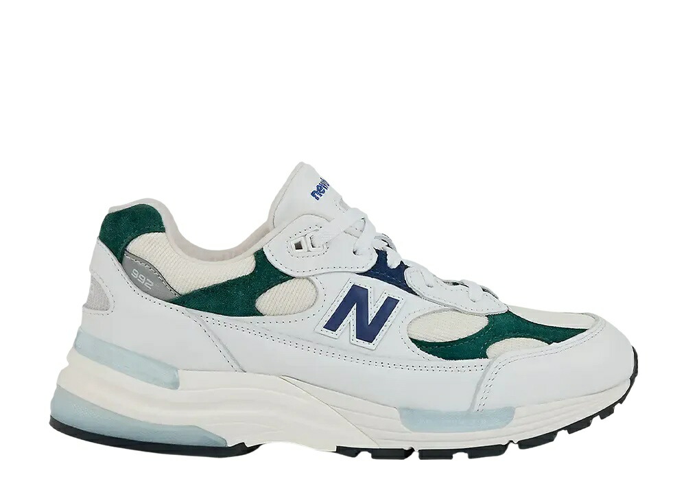 ＼百貨店大売り出し／1000円引き換え証書き著す中！New Balance ニュー平衡にする 992 白いこと/マーシュグリーン ニュー平衡にする U992GB メンズ スニーカー 駈けっくらシューズ 21SN-U992GB