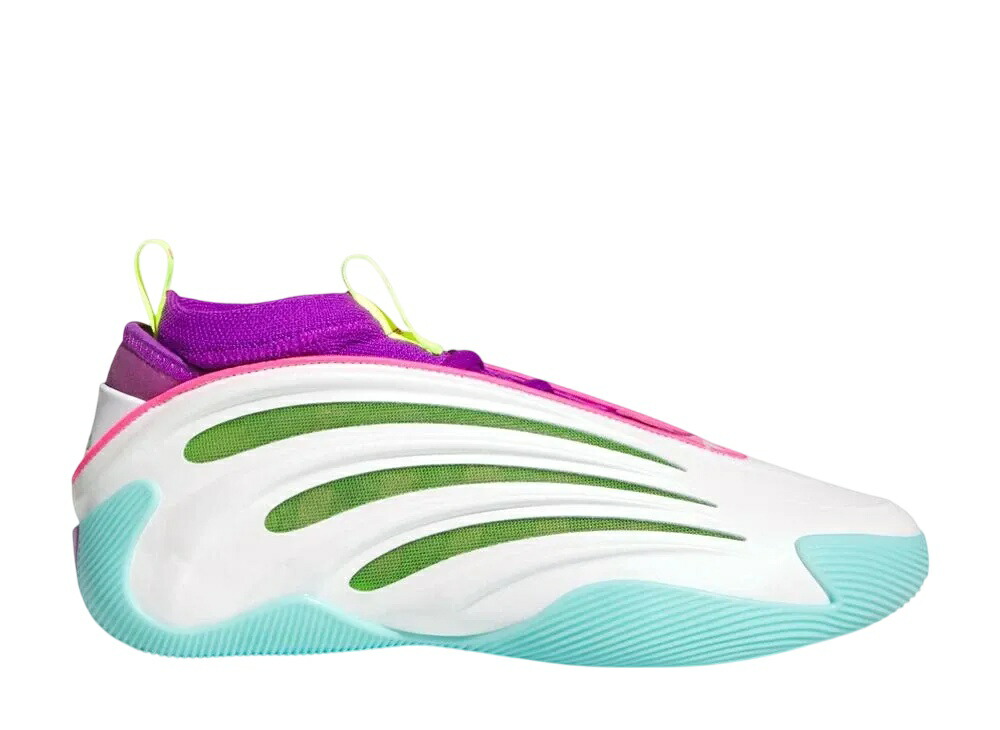 【今なら割引クーポン発行中】adidas ジェイレン ウィリアムズ × アディダス ハーデン ボリューム9 フットウェアホワイト/ルシッドライム/ルシッドピンク アディダス JQ4003 メンズ スニーカー ランニングシューズ 21SN-JQ4003