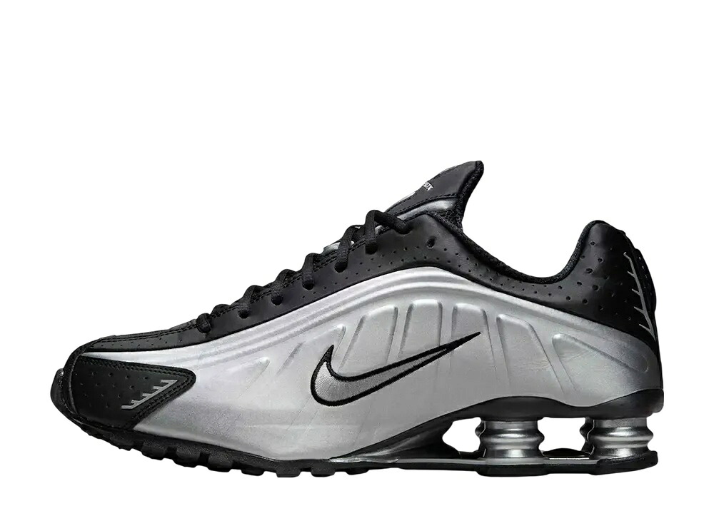 ＼百貨店大売り出し／1000円クーポン券振り出し中！Nike ナイキ ショックス R4 メタリックシルバー/黒いこと ナイキ HQ1988-007 メンズ スニーカー 駈けっくらシューズ 21SN-HQ1988-007