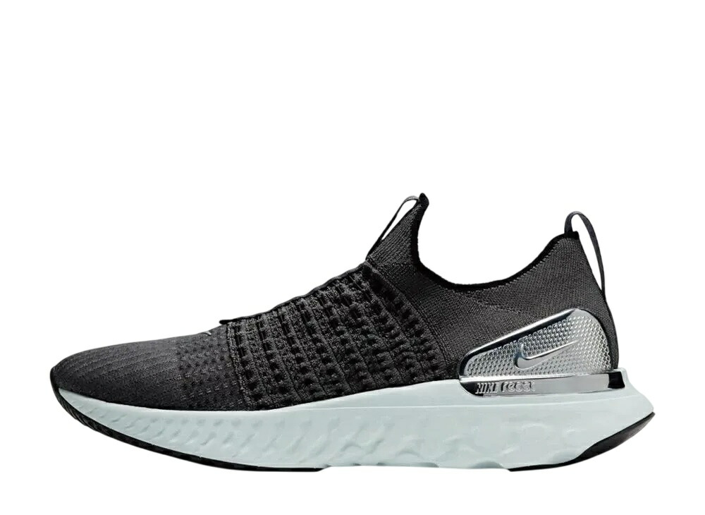 【今なら割り引き引き換え証ふり出し中】Nike ナイキ リアクト 気違いトム 幽客 飛球編み物2 アイアン薄墨色/メタリックシルバー/黒いこと ナイキ CJ0277-006 メンズ スニーカー 駈けっくらシューズ 21SN-CJ0277-006