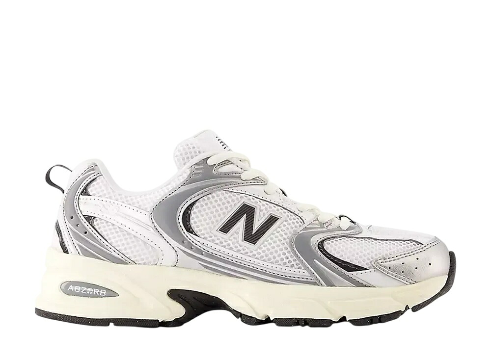 ＼百貨店大売り出し／1000円クーポン券振り出し中！New Balance ニュー平衡にする 530 シルバーメタリック/黒いことセメント質 ニュー平衡にする U530ESA メンズ スニーカー 駈けっくらシューズ 21SN-U530ESA