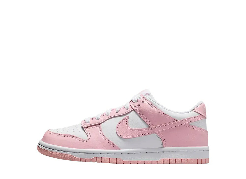 数量限定【1000円クーポン】Nike ナイキ GS ダンク ロー トリプルホワイト/ミディアムソフトピンク (キッズ) ナイキ FB9109-125 大人も履ける キッズモデル ウィメンズ レディース スニーカー ランニングシューズ キッズスニーカー ベビーシューズ 21SN-FB9109-125