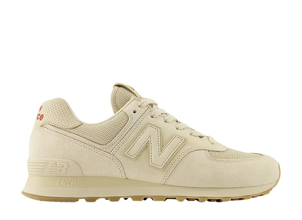 ＼百貨店大売り出し／1000円引き換え証書き著す中！New Balance ニュー平衡にする 574 ルナニューイヤー 砂子石ころ/シャドウレッド/チュインガム ニュー平衡にする U5742EB メンズ スニーカー 駈けっくらシューズ 21SN-U5742EB