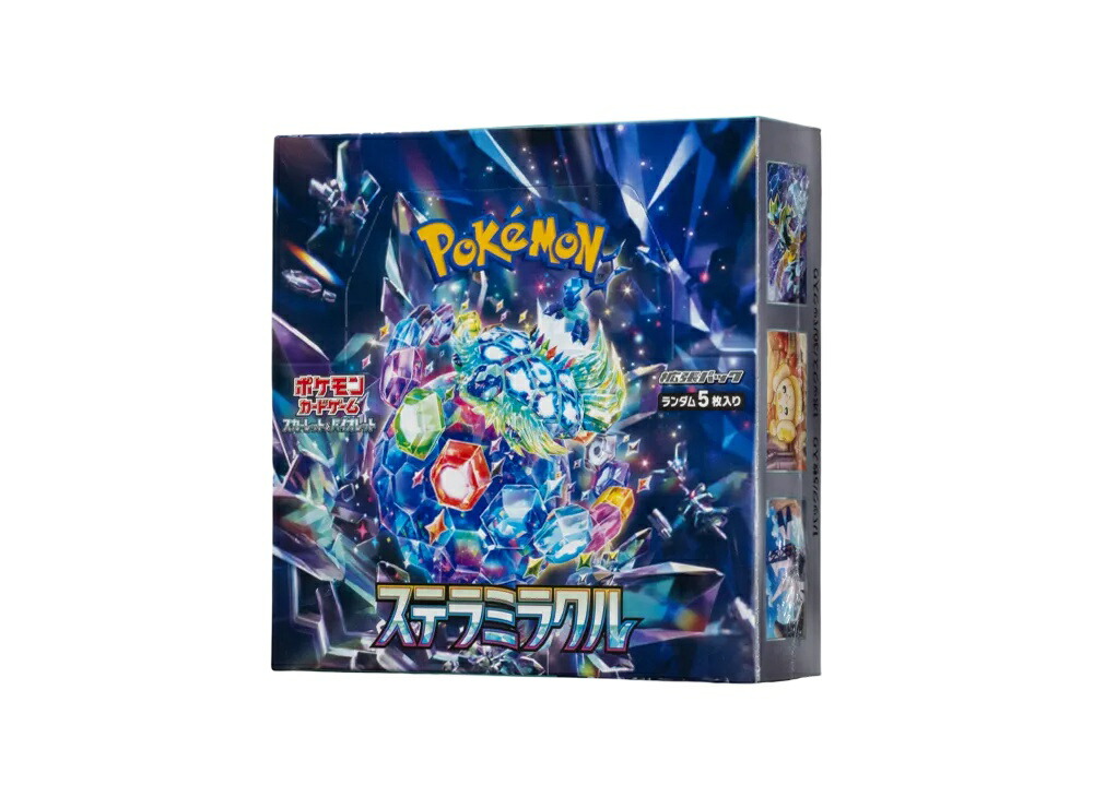 【割引クーポンあり】Trading cards ポケモンカードゲーム スカーレット&バイオレット 拡張パック「ステラミラクル」ボックス Trading cards ポケモンカードゲーム スカーレット&バイオレット 拡張パック「ステラミラクル」ボックス 283206 ホビー コレクション