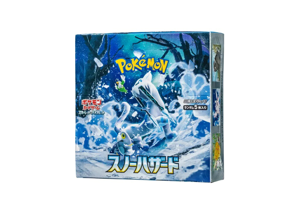 【割引クーポンあり】Trading cards ポケモンカードゲーム スカーレット&バイオレット 拡張パック 「スノーハザード」 ボックス（スノーハザード&クレイバースト） Trading cards ポケモンカードゲーム スカーレット&バイオレット 拡張パック 「スノーハザード」