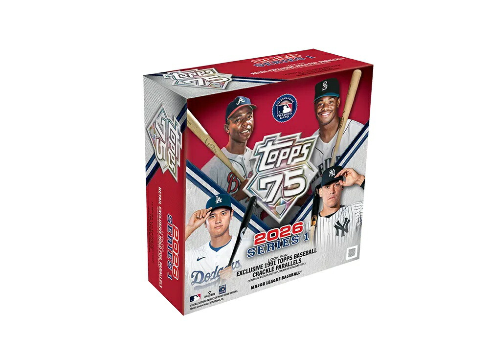 【割引クーポンあり】Trading cards トップス メガボックス「2026 トップス シリーズ1 ベースボール」ボックス Trading cards トップス メガボックス「2026 トップス シリーズ1 ベースボール」ボックス 772977 ホビー コレクション トレーディングカード 21SN-772977