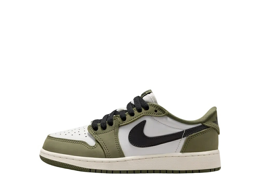 【今なら割引クーポン発行中】!Nike ナイキ GS エアジョーダン1 レトロ ロー OG ミディアムオリーブ アンド サミットホワイト (キッズ) ナイキ HQ6999-200 大人も履ける キッズモデル レディース スニーカー キッズスニーカー ベビーシューズ 21SN-HQ6999-200｜HYPE GUARD【公式】店