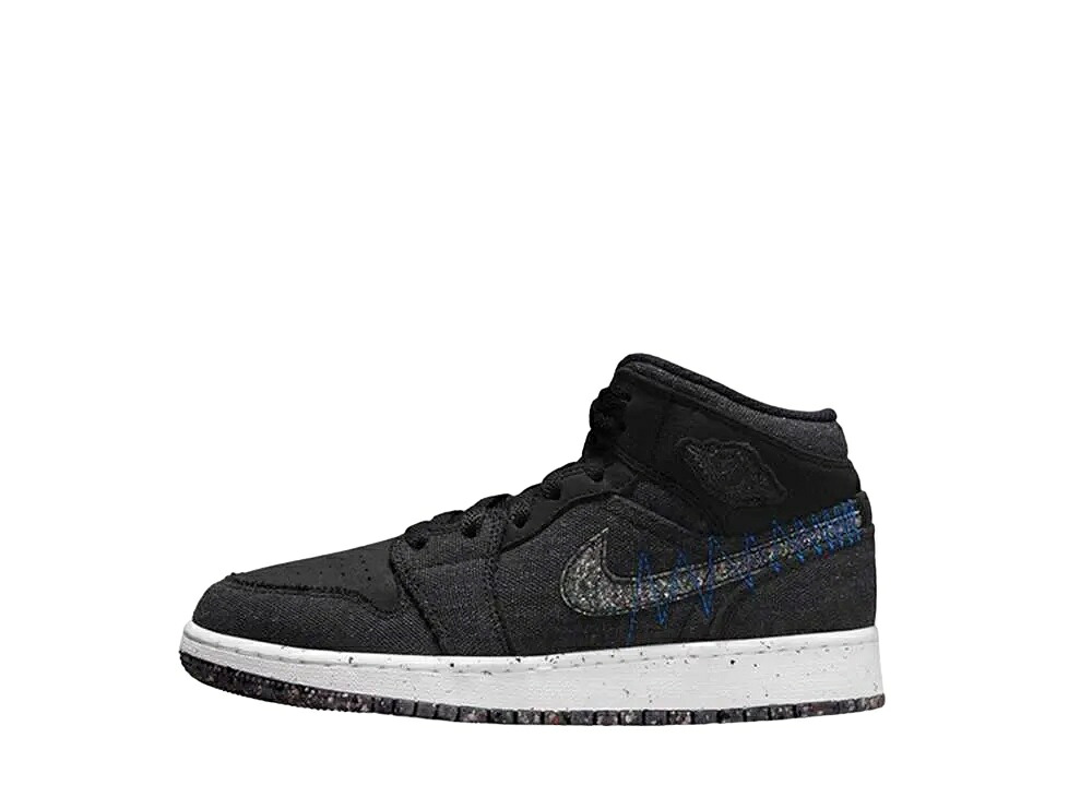 ＼百貨店大売り出し／1000円クーポン券ふり出し中！Nike ナイキ GS エアジョーダン1 ミッド 噴火口 ナイキ DM4334-001 成年者も履ける キッズモデル ウィメンズ レディース スニーカー 駈けっくらシューズ キッズスニーカー もの言う花シューズ 21SN-DM4334-001