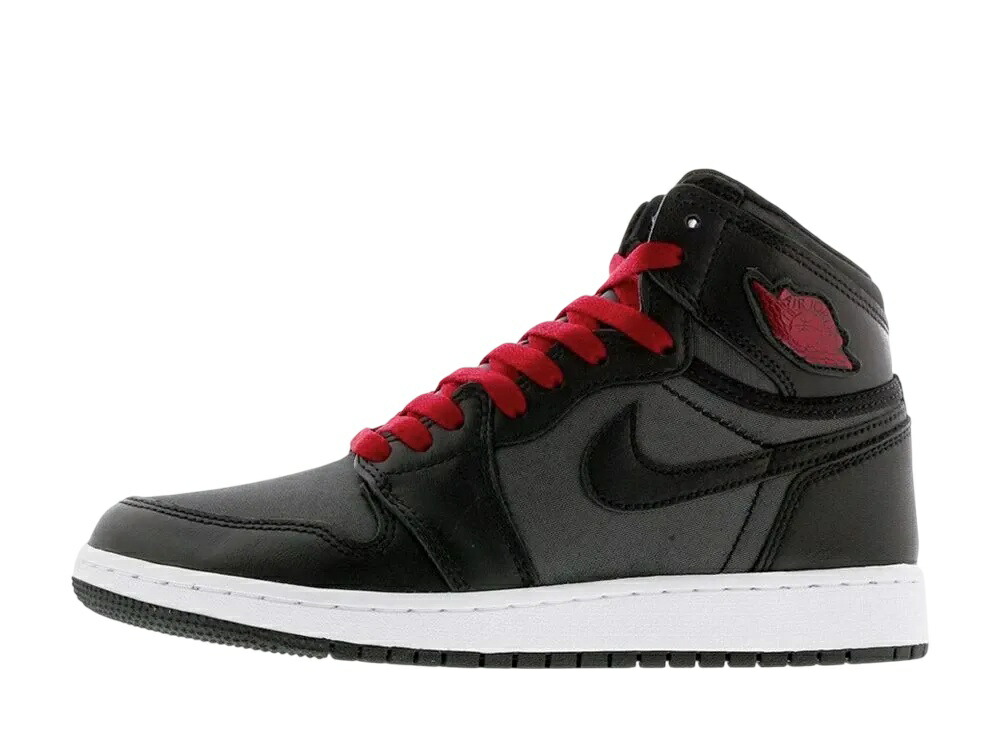 ＼百貨店大売り出し／1000円クーポン券ふり出し中！Nike ナイキ エアジョーダン1 御機嫌 黒いこと/体育館赤いこと/白いこと ナイキ 575441-060 成年者も履ける キッズモデル ウィメンズ レディース スニーカー 駈けっくらシューズ キッズスニーカー もの言う花シューズ 21SN-575441-060