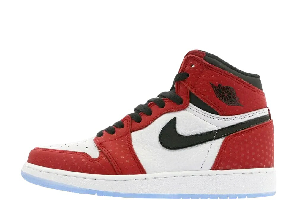 ＼百貨店大売り出し／1000円クーポン券ふり出し中！Nike ナイキ GS エアジョーダン1 レトロ 御機嫌 スパイダーマン 開びゃく 謂われ因縁 (キッズ) ナイキ 575441-602 成年者も履ける キッズモデル レディース スニーカー キッズスニーカー もの言う花シューズ 21SN-575441-602