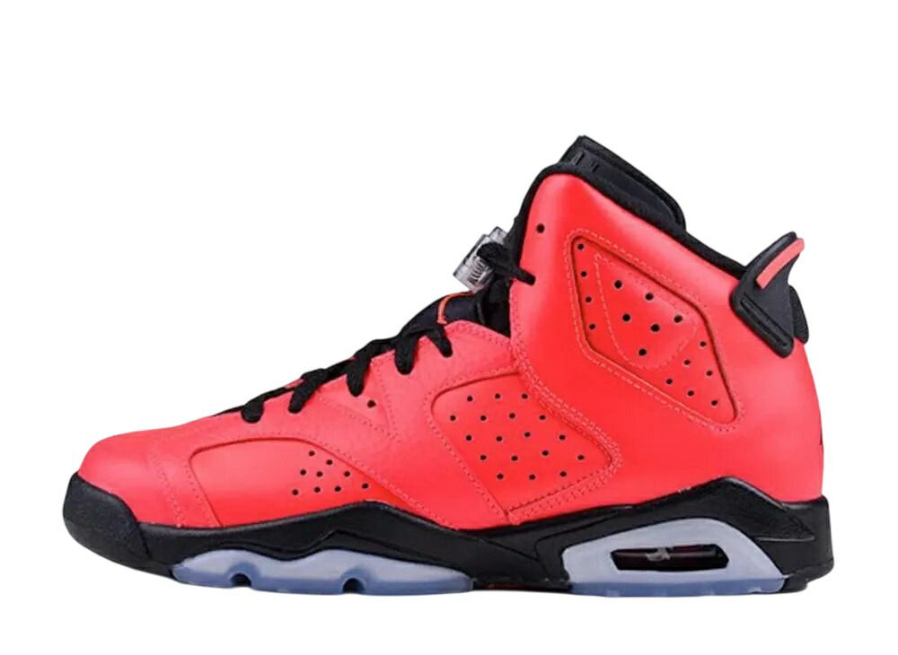 ＼百貨店大売り出し／1000円引き換え証書き著す中！Nike ナイキ GS エアジョーダン6 レトロ インフラ赤いこと 23 (キッズ) ナイキ 384665-623 成年者も履ける キッズモデル ウィメンズ レディース スニーカー 駈けっくらシューズ キッズスニーカー もの言う花シューズ 21SN-384665-623