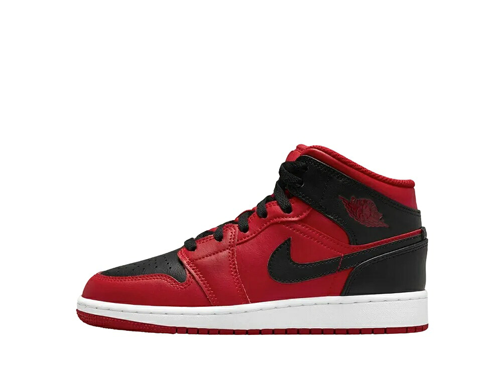 ＼百貨店大売り出し／1000円クーポン券振り出し中！Nike ナイキ GS エアジョーダン1 ミッド 逆さま 食麺麭 ナイキ 554725-660 成年者も履ける キッズモデル ウィメンズ レディース スニーカー 駈けっくらシューズ キッズスニーカー もの言う花シューズ 21SN-554725-660