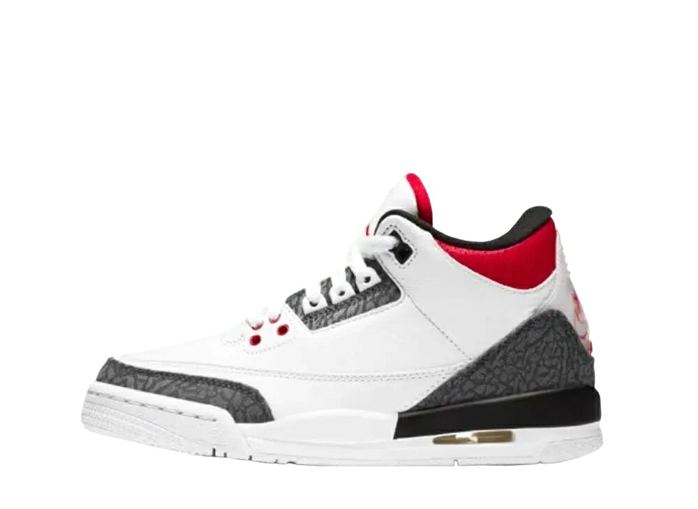 ＼百貨店大売り出し／1000円引き換え証書き著す中！Nike ナイキ GS エアジョーダン3 レトロ SE-T JP ファイヤー 赤いこと ジーンズ ナイキ DB4169-100 成年者も履ける キッズモデル ウィメンズ レディース スニーカー 駈けっくらシューズ キッズスニーカー もの言う花シューズ 21SN-DB4169-100