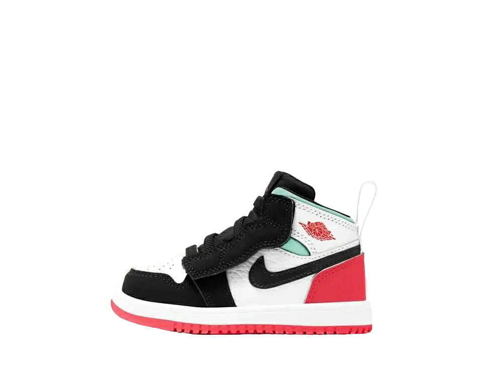 ＼百貨店大売り出し／1000円引き換え証書き著す中！Nike ナイキ TD ジョーダン1 ミッド ALT 黒いこと/赤いこと/白いこと (キッズ) ナイキ AR6352-100 メンズ スニーカー 駈けっくらシューズ 21SN-AR6352-100