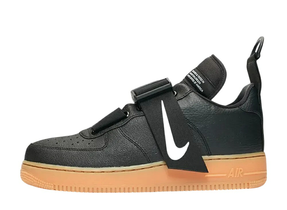 【今なら割引クーポン発行中】Nike ナイキ エアフォース1 ユーティリティ ブラック/ガム ナイキ AO1531-002 メンズ スニーカー ランニングシューズ 21SN-AO1531-002