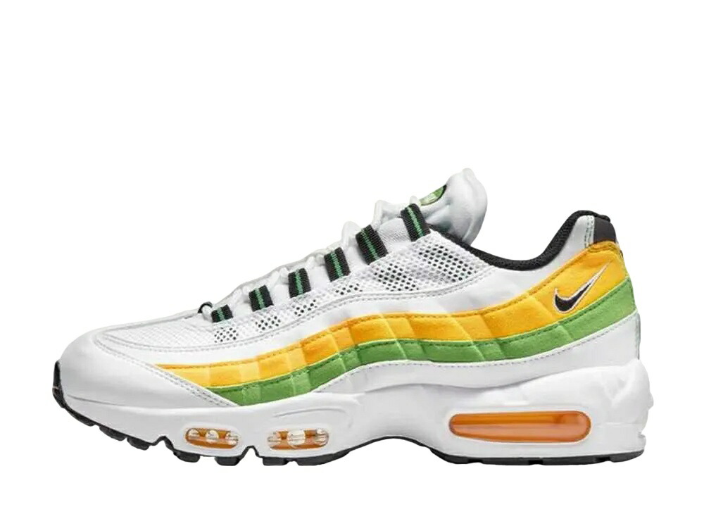 ＼百貨店大売り出し／1000円引き換え証ふり出し中！Nike ナイキ 大気圏マックス 95 エッセンシャル 白いこと/緑であること アップル 周遊旅行 黄色 黒いこと ナイキ DQ3429-100 メンズ スニーカー 駈けっくらシューズ 21SN-DQ3429-100