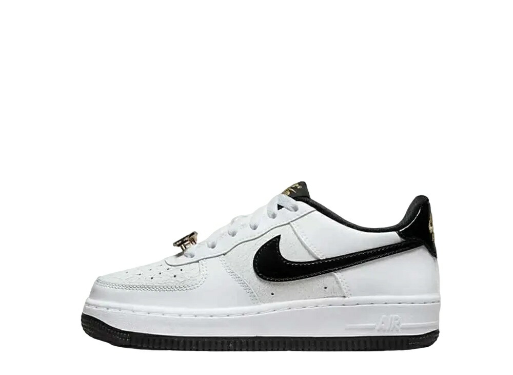 【今なら割引クーポン発行中】Nike ナイキ GS エアフォース1 ロー '07 LV8 ワールドチャンプ/ホワイト アンド ブラック ナイキ DQ0300-100 大人も履ける キッズモデル ウィメンズ レディース スニーカー ランニングシューズ キッズスニーカー ベビーシューズ 21SN-DQ0300-100