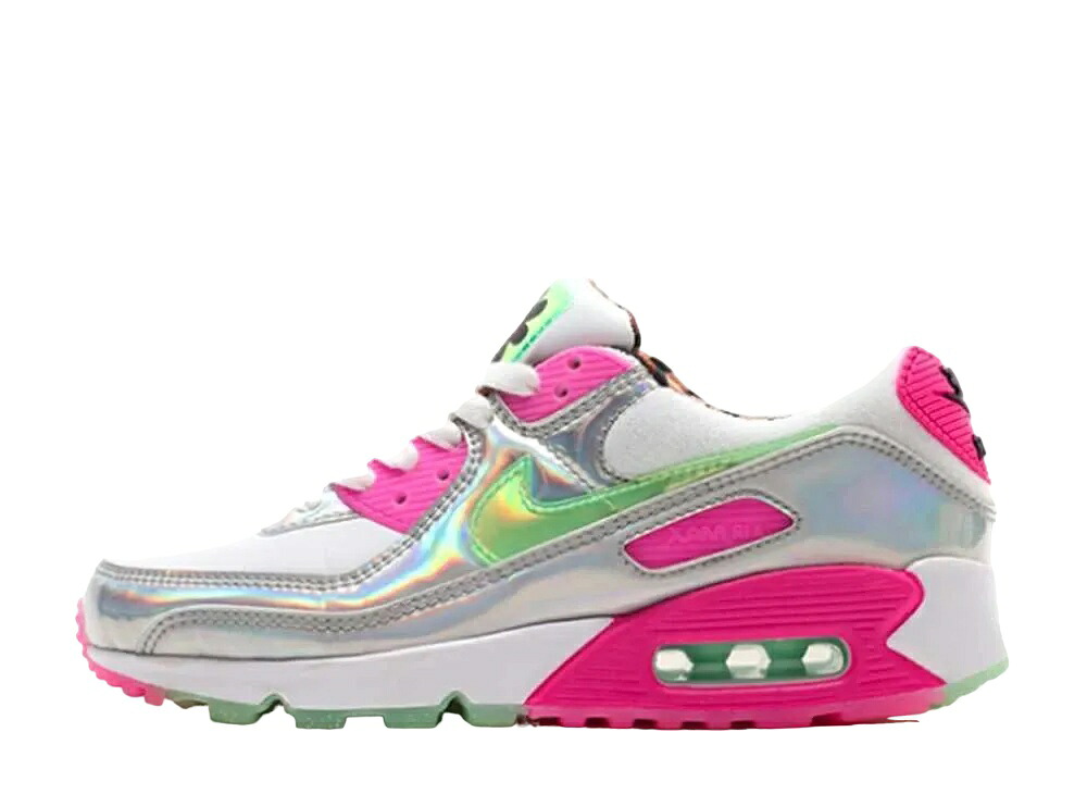 ＼百貨店大売り出し／1000円引き換え証書き著す中！Nike ナイキ ウィメンズ エア湖マックス 90 LX ホログラフィック ナイキ CQ2559-100 ウィメンズ レディース スニーカー 駈けっくらシューズ 21SN-CQ2559-100