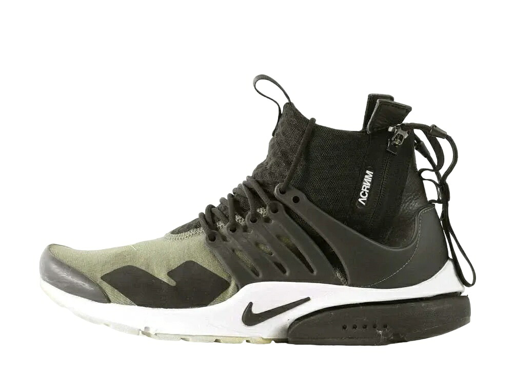 ＼百貨店大売り出し／1000円引き換え証ふり出し中！Nike アクロニウム × ナイキ 大気圏プレスト ミッド オリーブ ナイキ 844672-200 メンズ スニーカー 駈けっくらシューズ 21SN-844672-200