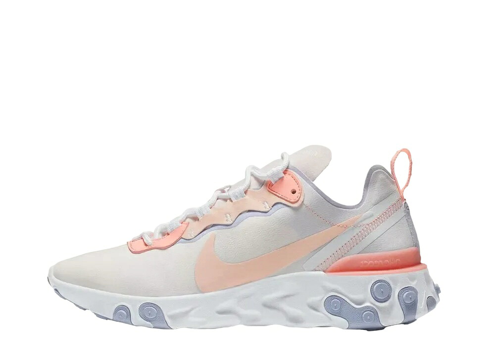 【今なら割り引き引き換え証ふり出し中】Nike ナイキ ウィメンズ リアクト 化学元素 55 パール サクラ色/ウォッシュト コーラル ナイキ BQ2728-601 ウィメンズ レディース スニーカー 駈けっくらシューズ 21SN-BQ2728-601