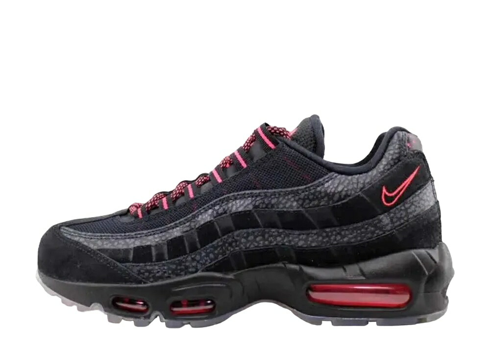 ＼百貨店大売り出し／1000円引き換え証ふり出し中！Nike ナイキ 大気圏マックス95 黒いこと/インフラ赤いこと ナイキ AV7014-001 メンズ スニーカー 駈けっくらシューズ 21SN-AV7014-001