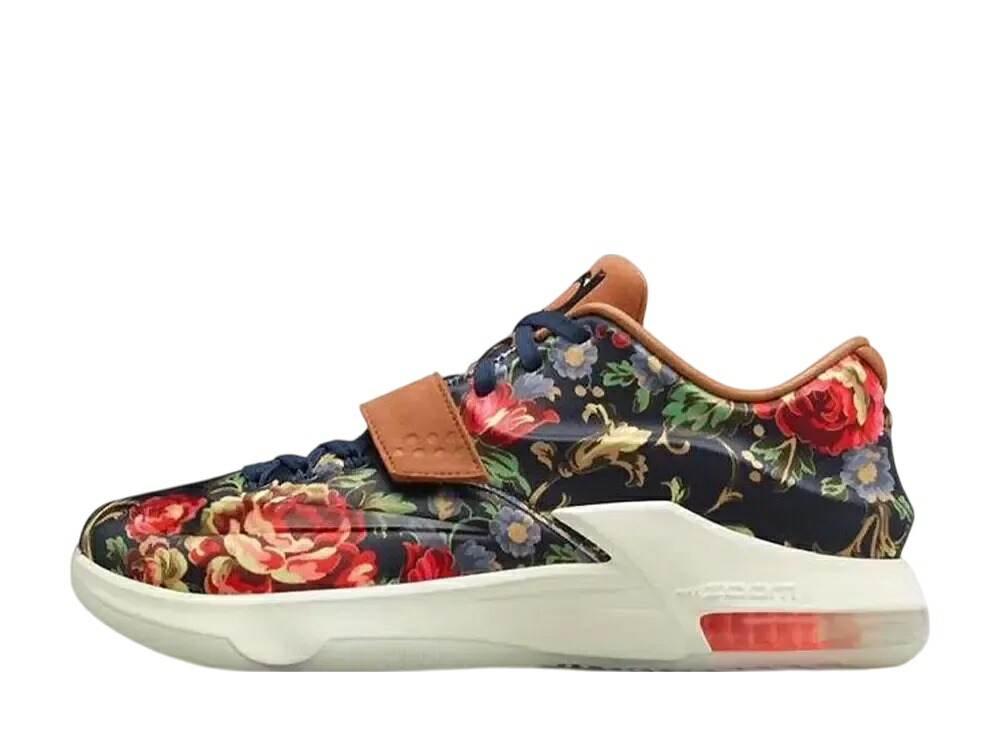 ＼百貨店大売り出し／1000円引き換え証書き著す中！Nike ナイキ KD 7 EXT フローラル QS ミッドナイトネイビー/黒いこと/ヘーゼルナッツ ナイキ 726438-400 メンズ スニーカー 駈けっくらシューズ 21SN-726438-400