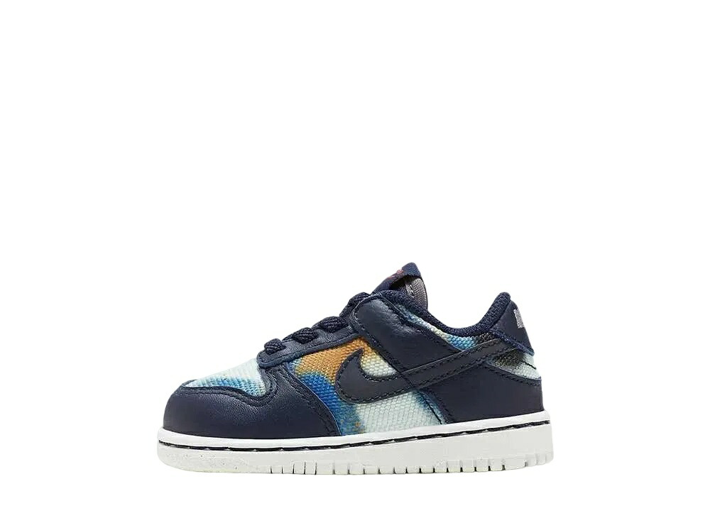 ＼百貨店大売り出し／1000円引き換え証書き著す中！Nike ナイキ TD ダンク 置き目 グラフィティ 米国海軍/黄色(キッズ) ナイキ DM1048-400 メンズ スニーカー 駈けっくらシューズ 21SN-DM1048-400