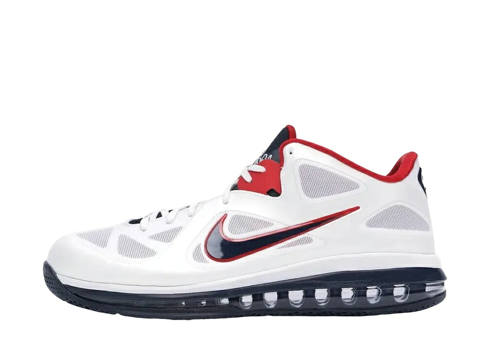 ＼百貨店大売り出し／1000円引き換え証書き著す中！Nike ナイキ レブロン9 置き目 USA 国際オリンピック競技大会 白いこと/オブシディアンレッド ナイキ 510811-101 メンズ スニーカー 駈けっくらシューズ 21SN-510811-101