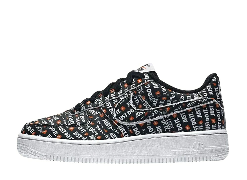 【今なら割引クーポン発行中】Nike ナイキ GS エアフォース1 ロー ジャストドゥイットパック/ブラック (キッズ) ナイキ AO3977-001 大人も履ける キッズモデル ウィメンズ レディース スニーカー ランニングシューズ キッズスニーカー ベビーシューズ 21SN-AO3977-001 23,162円