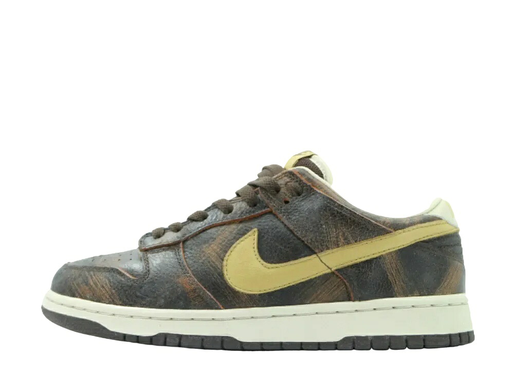 【今なら割引クーポン発行中】Nike ナイキ ダンク ロー プレミアム バロックブラウン/ジャージーゴールド/ネット ナイキ 307696-271 メンズ スニーカー ランニングシューズ 21SN-307696-271
