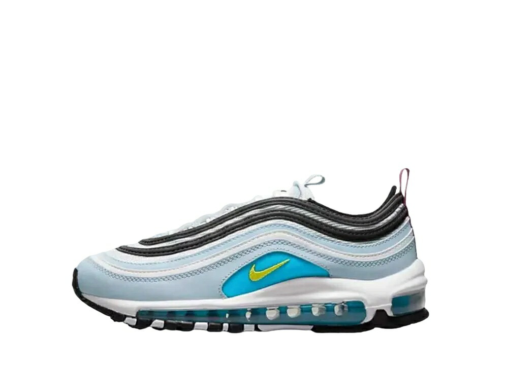 ＼百貨店大売り出し／1000円引き換え証書き著す中！Nike ナイキ GS エア湖マックス97 青碧 ウィスパー/白いこと ナイキ 921522-408 成年者も履ける キッズモデル ウィメンズ レディース スニーカー 駈けっくらシューズ キッズスニーカー もの言う花シューズ 21SN-921522-408