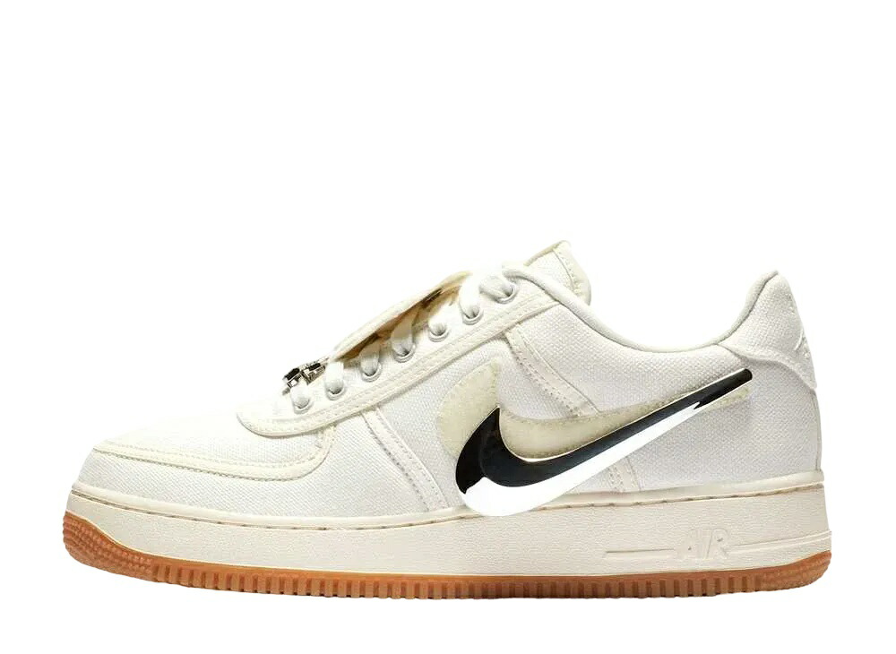 【今なら割引クーポン発行中】Nike トラヴィススコット × ナイキ エアフォース1 ロー セイル ナイキ AQ4211-101 メンズ スニーカー ランニングシューズ 21SN-AQ4211-101