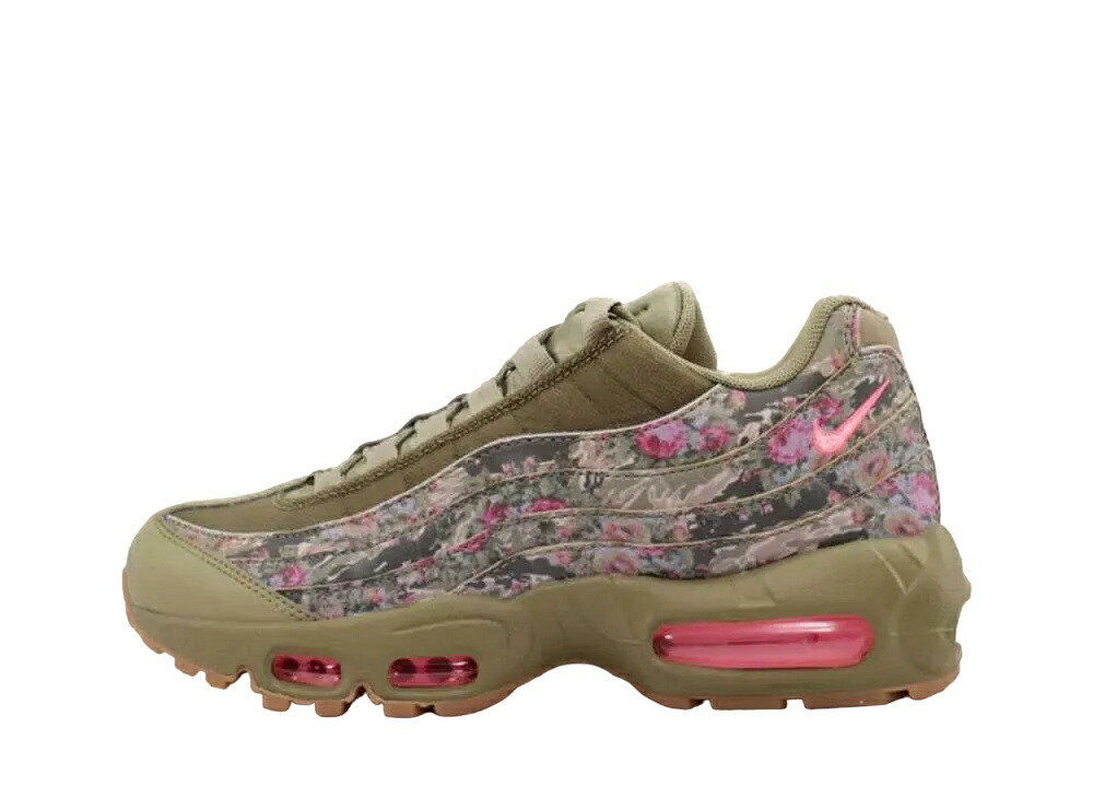 ＼百貨店大売り出し／1000円クーポン券ふり出し中！Nike ナイキ ウィメンズ 大気圏マックス95 ニュートラルオリーブ/アークティックパンチ ナイキ AQ6385-200 ウィメンズ レディース スニーカー 駈けっくらシューズ 21SN-AQ6385-200