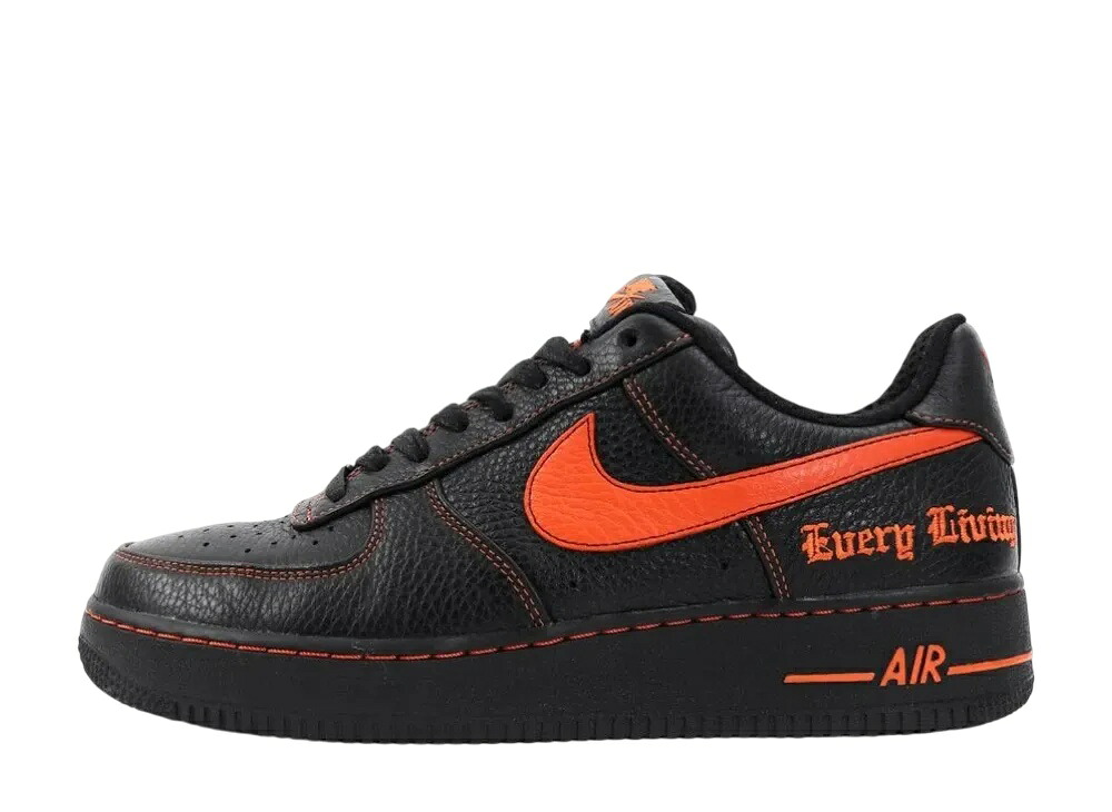 【今なら割引クーポン発行中】Nike ヴィローン × ナイキ エアフォース1 ロー ブラック/オレンジ ブレイズ ナイキ AA5360-001 メンズ スニーカー ランニングシューズ 21SN-AA5360-001