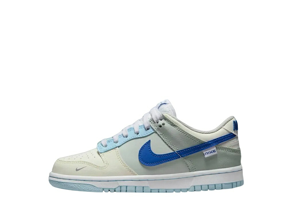 ＼百貨店大売り出し／1000円引き換え証書き著す中！Nike ナイキ GS ダンク 置き目 象牙色/ご機嫌基準打数 ロイヤル ナイキ FB1843-141 成年者も履ける キッズモデル ウィメンズ レディース スニーカー 駈けっくらシューズ キッズスニーカー もの言う花シューズ 21SN-FB1843-141