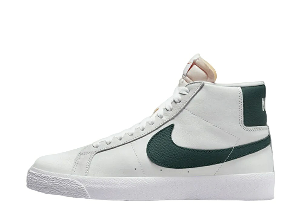 ＼百貨店大売り出し／1000円引き換え証書き著す中！Nike ナイキ SB 望遠レンズ ブレーザー ミッド オレンジ色 付け紙/白いこと/暗然たる 緑であること ナイキ DR9092-100 メンズ スニーカー 駈けっくらシューズ 21SN-DR9092-100