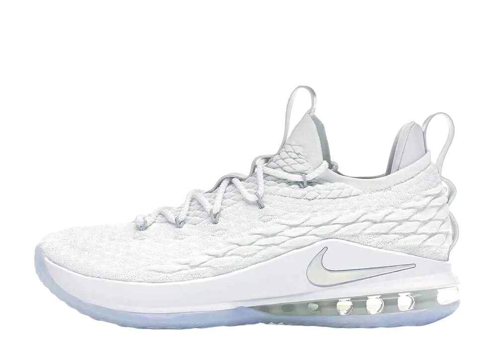 【今なら割引クーポン発行中】Nike ナイキ レブロン15 ロー ホワイト/メタリックシルバー ナイキ AO1755-100 メンズ スニーカー ランニングシューズ 21SN-AO1755-100