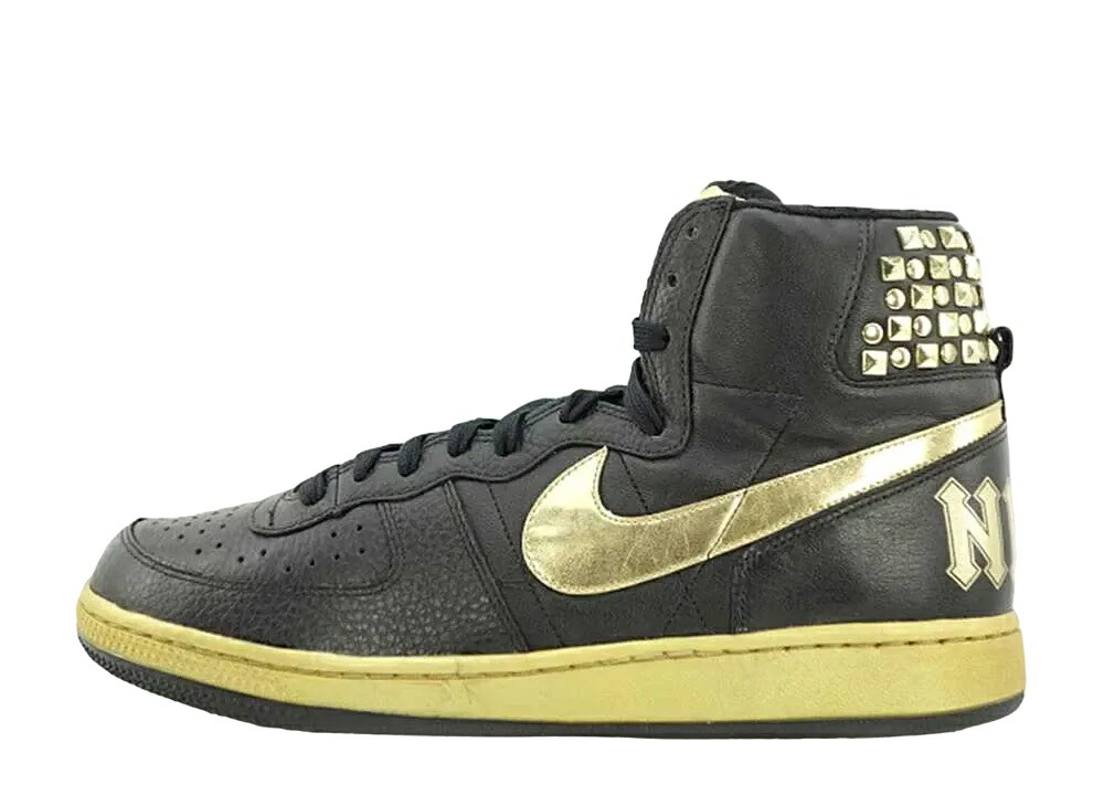 継続期間制限事項【1000円OFF】クーポン券！Nike ナイキ ターミネーター ご機嫌 サプリーム ロック 風呂敷き包み 黒いこと/ゴールド ナイキ 325319-071 メンズ スニーカー 駈けっくらシューズ 21SN-325319-071 メンズ靴-靴