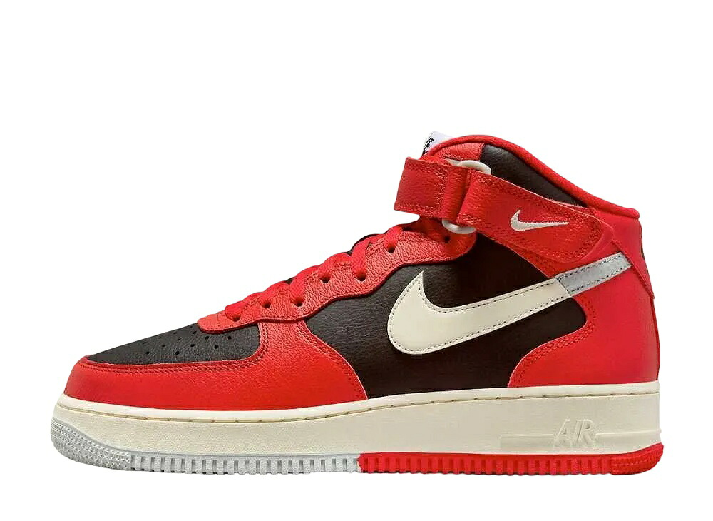 【今なら割引クーポン発行中】!Nike ナイキ エアフォース1 ミッド スプリット ブラック/レッド ナイキ DZ2554-001 メンズ スニーカー ランニングシューズ 21SN-DZ2554-001|HYPE GUARD【公式】店