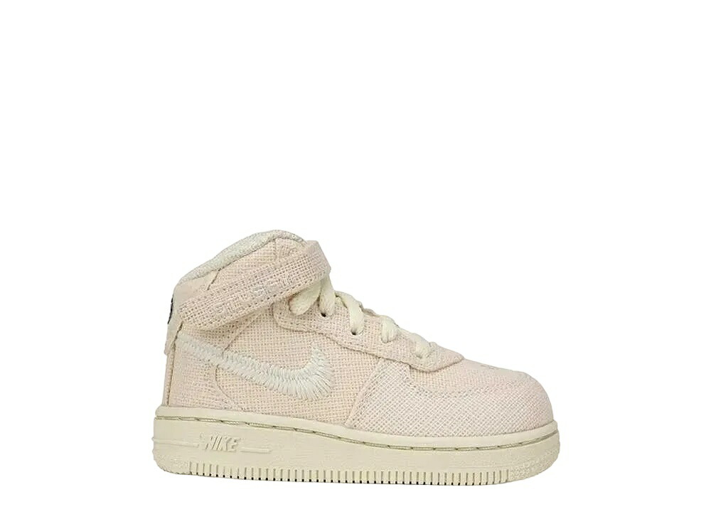 【今なら割引クーポン発行中】Nike ステューシー × ナイキ TD エアファース1 ミッド ヘンプ(キッズ) ナイキ DN4159-200 メンズ スニーカー ランニングシューズ 21SN-DN4159-200