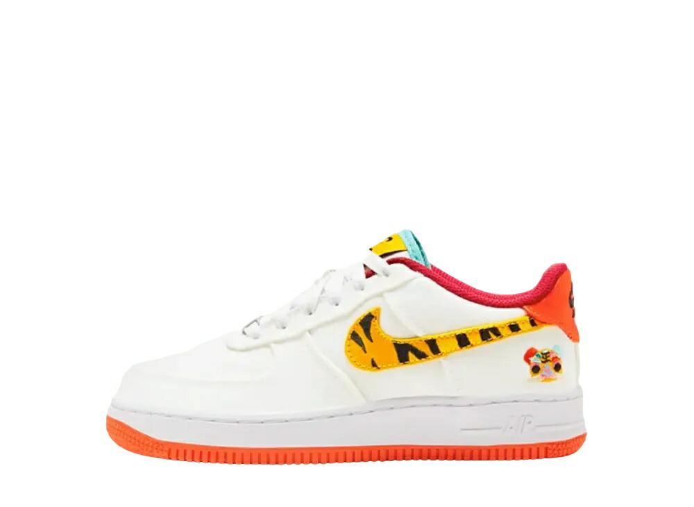 【今なら割引クーポン発行中】Nike ナイキ GS エアフォース1 ロー LV8 イヤー オブ ザ タイガー ナイキ DQ4502-171 大人も履ける キッズモデル ウィメンズ レディース スニーカー ランニングシューズ キッズスニーカー ベビーシューズ 21SN-DQ4502-171｜HYPE GUARD【公式】店