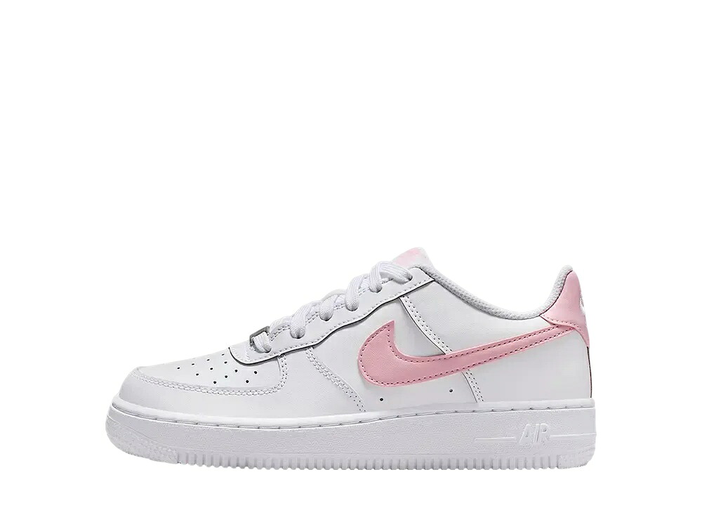 【今なら割引クーポン発行中】!Nike ナイキ GS エアフォース1 ホワイト/ホワイト/ミディアムソフトピンク (キッズ) ナイキ CT3839-115 大人も履ける キッズモデル ウィメンズ レディース スニーカー ランニングシューズ キッズスニーカー ベビーシューズ 21SN-CT3839-115|HYPE GUARD【公式】店