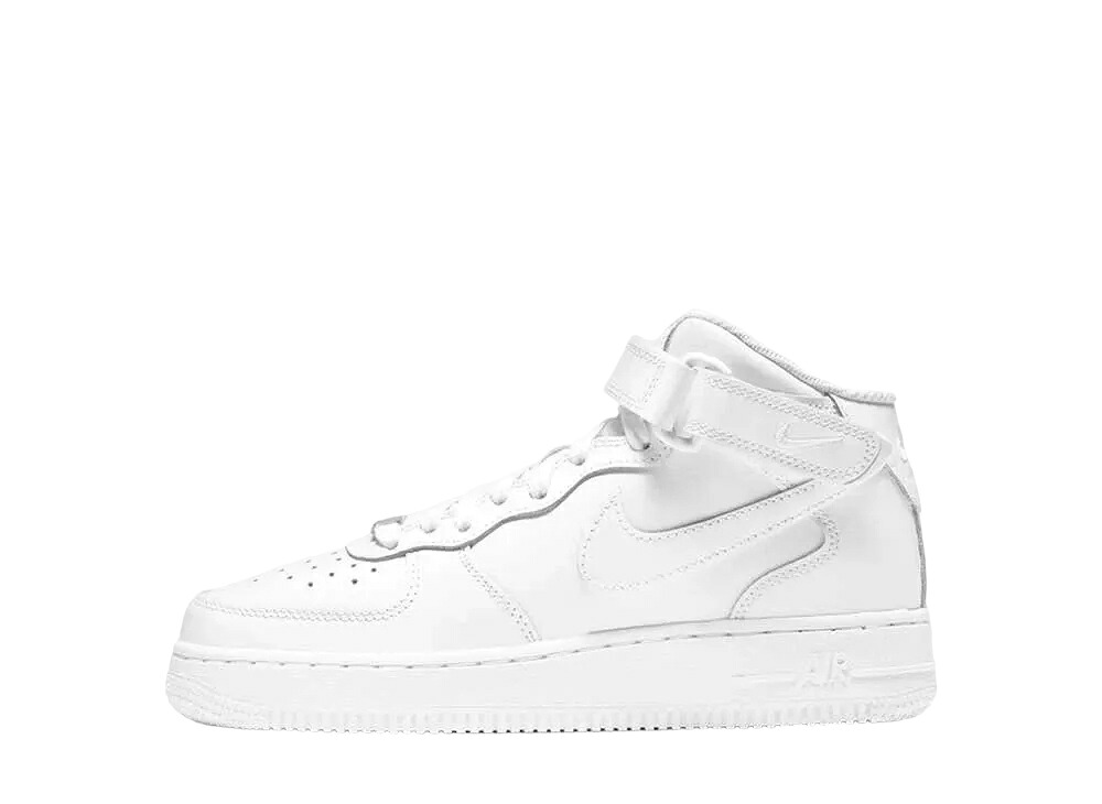 【今なら割り引き引き換え証ふり出し中】Nike ナイキ GS 空軍1 ミッド LE トリプル白いこと ナイキ DH2933-111 成年者も履ける キッズモデル ウィメンズ レディース スニーカー 駈けっくらシューズ キッズスニーカー もの言う花シューズ 21SN-DH2933-111