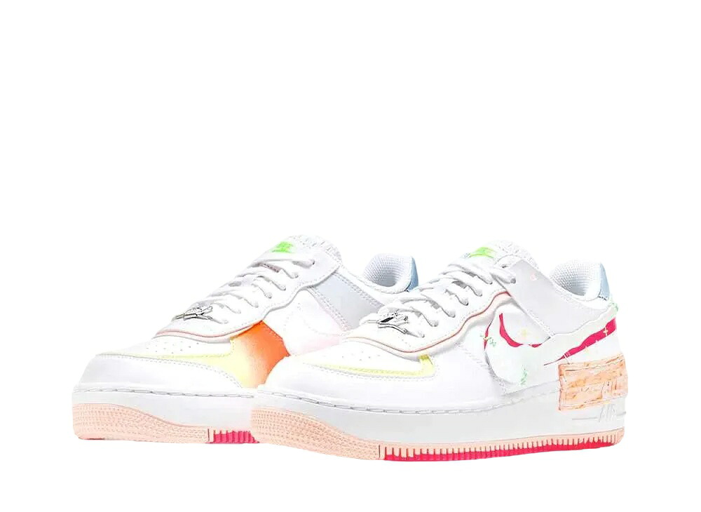 ＼百貨店大売り出し／1000円引き換え証ふり出し中！Nike ナイキ ウィメンズ 空軍1 置き目 影ぼうし 白いこと/サクラ色 ナイキ DV1364-111 ウィメンズ レディース スニーカー 駈けっくらシューズ 21SN-DV1364-111