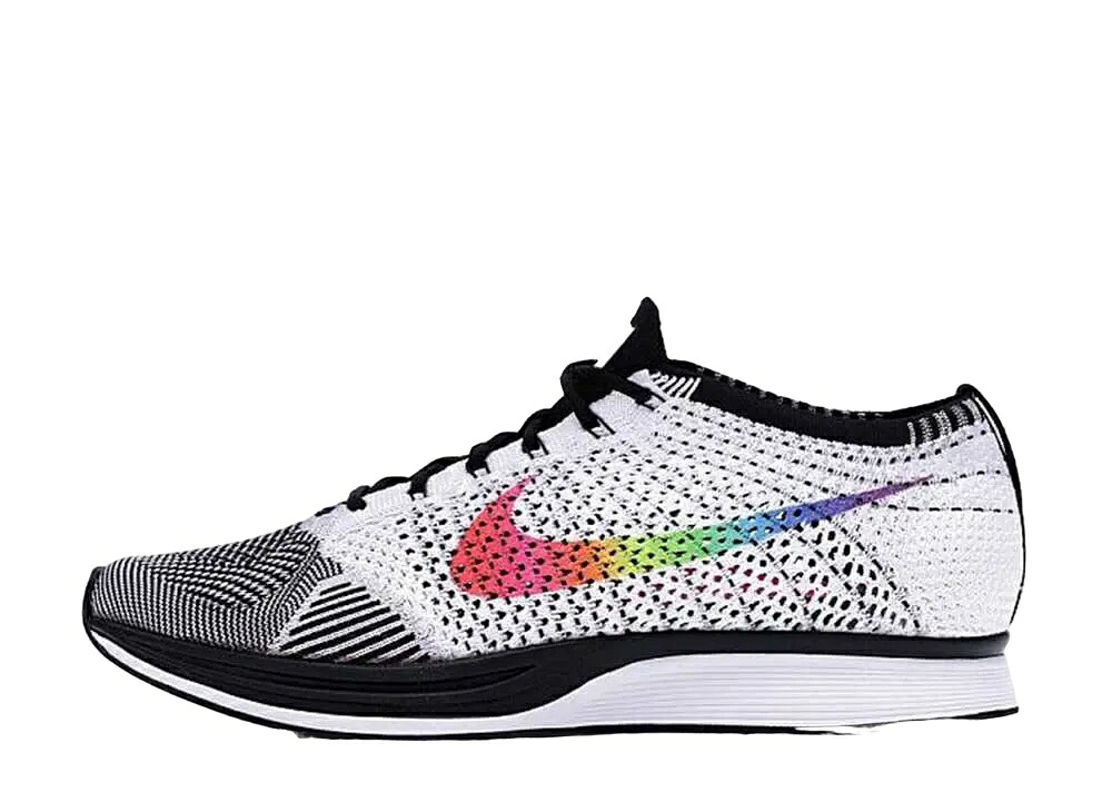【今なら割引クーポン発行中】Nike ナイキ フライニット レーサー ビー トゥルー ホワイト/マルチカラー/ブラック ナイキ 902366-100 メンズ スニーカー ランニングシューズ 21SN-902366-100