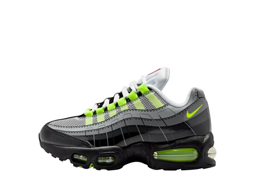 【今なら割引クーポン発行中】Nike レゴ × ナイキ GS エアマックス95 ネオン (キッズ) ナイキ IO4801-002 大人も履ける キッズモデル ウィメンズ レディース スニーカー ランニングシューズ キッズスニーカー ベビーシューズ 21SN-IO4801-002